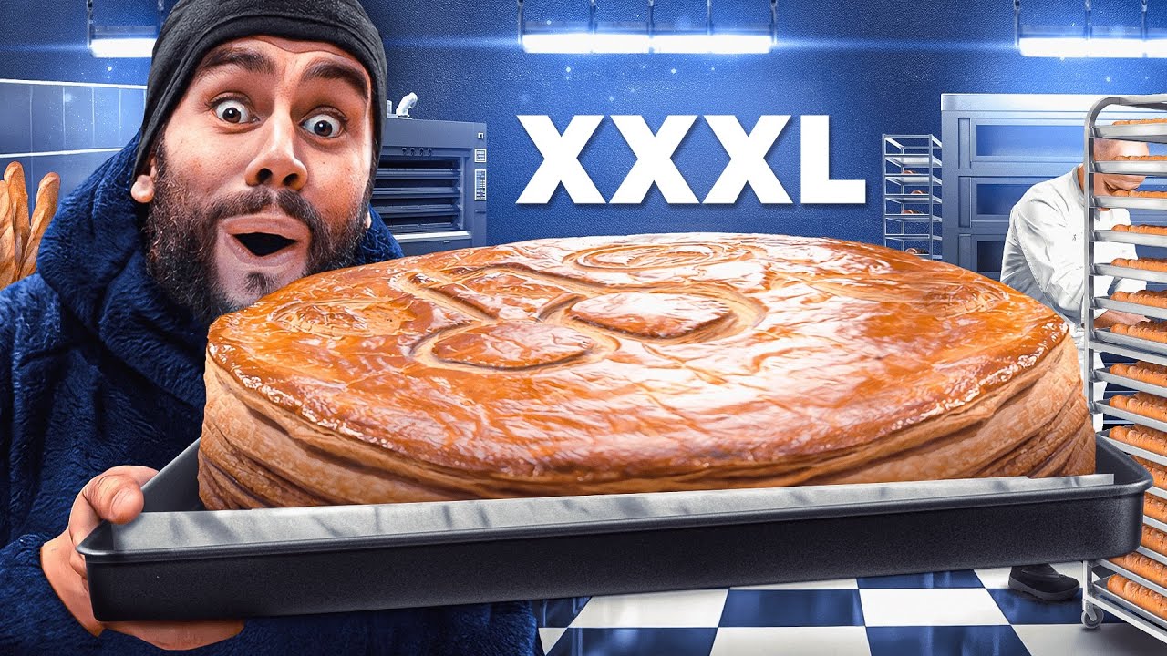 JE FAIS LA PLUS GRANDE GALETTE DES ROIS ! JE FAIS LA PLUS GRANDE GALETTE DES ROIS !