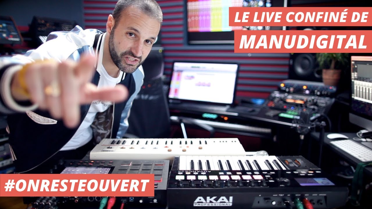 Le live confiné de Manudigital I On Reste Ouvert Le live confiné de Manudigital I On Reste Ouvert