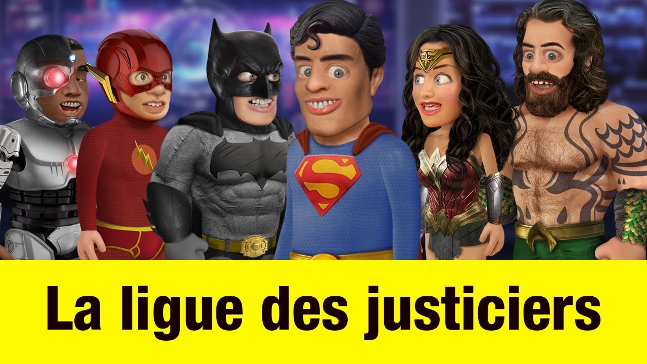 La ligue des justiciers – Têtes à claques La ligue des justiciers – Têtes à claques