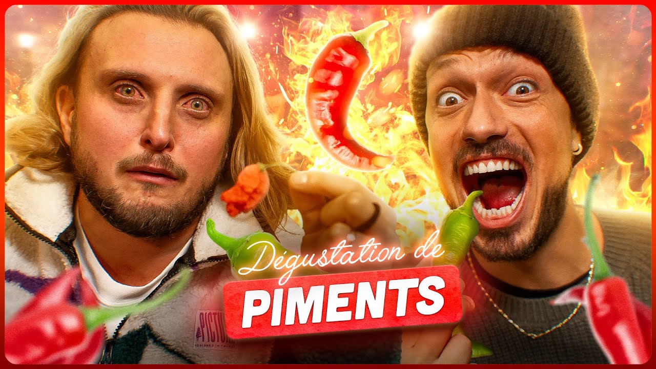 Dégustation de 8 piments bruts, avec un quasi décès de Mcfly Dégustation de 8 piments bruts, avec un quasi décès de Mcfly