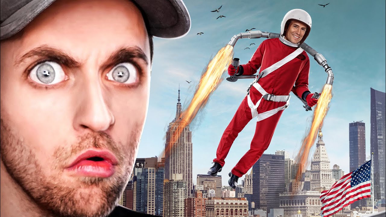 Il a fabriqué un jetpack et ça a viré au cauchemar… Il a fabriqué un jetpack et ça a viré au cauchemar…