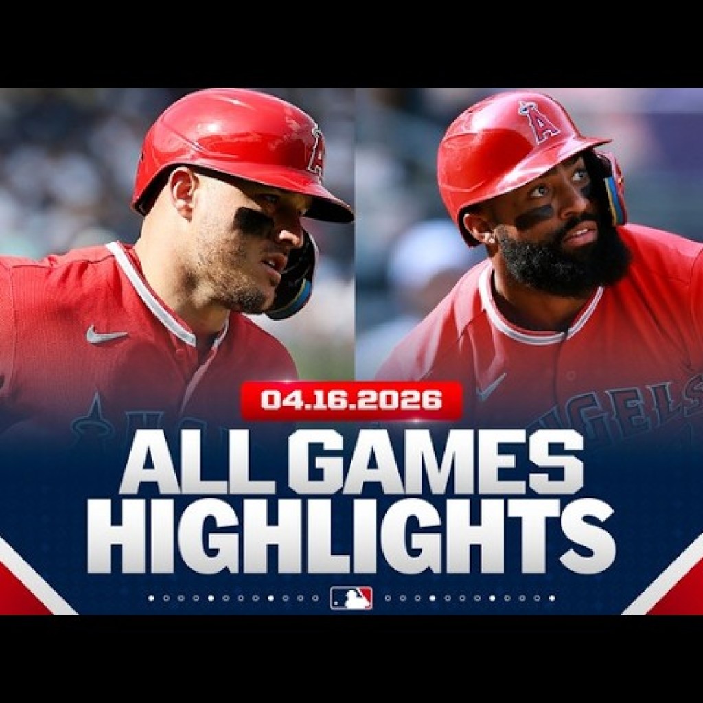 Highlights from ALL GAMES on 4/16 (Trout homers in the Bronx AGAIN Highlights from ALL GAMES on 4/16 (Trout homers in the Bronx AGAIN