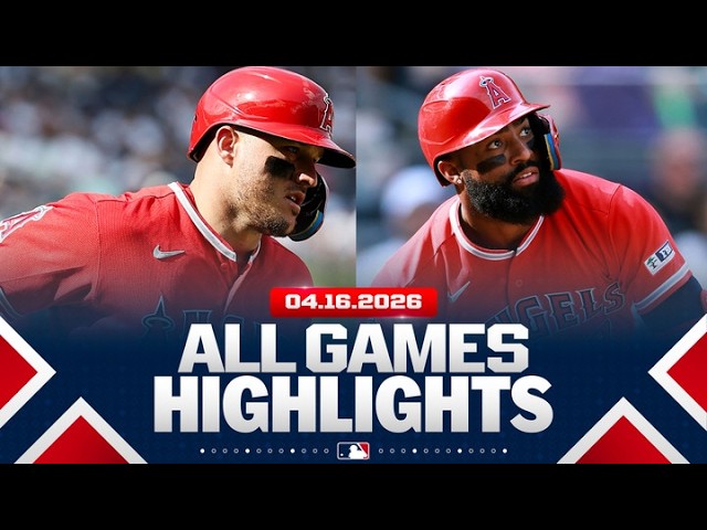 Highlights from ALL GAMES on 4/16 (Trout homers in the Bronx AGAIN Highlights from ALL GAMES on 4/16 (Trout homers in the Bronx AGAIN