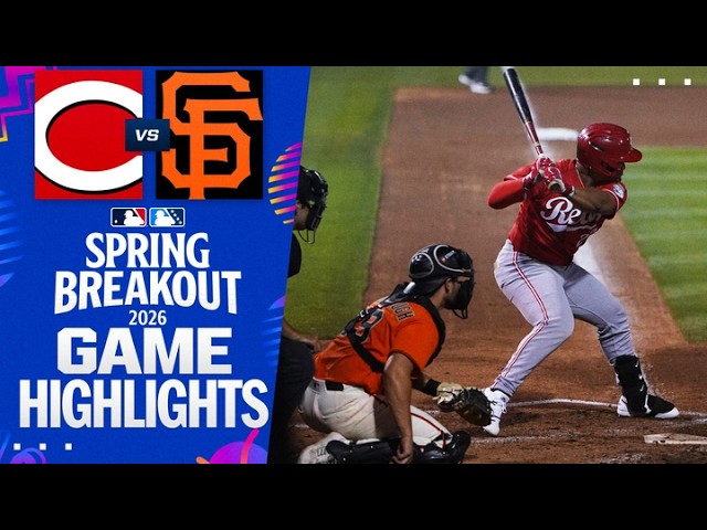 Reds vs. Giants Spring Breakout Game Highlights (3/19/26) | MLB Highlights Reds vs. Giants Spring Breakout Game Highlights (3/19/26) | MLB Highlights