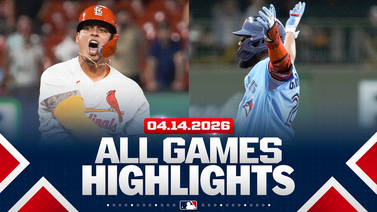 Highlights from ALL GAMES on 4/14! (Angels go B2B2B, Cards’ walk-off, Toronto’s thriller win, MORE!) Highlights from ALL GAMES on 4/14! (Angels go B2B2B, Cards’ walk-off, Toronto’s thriller win, MORE!)