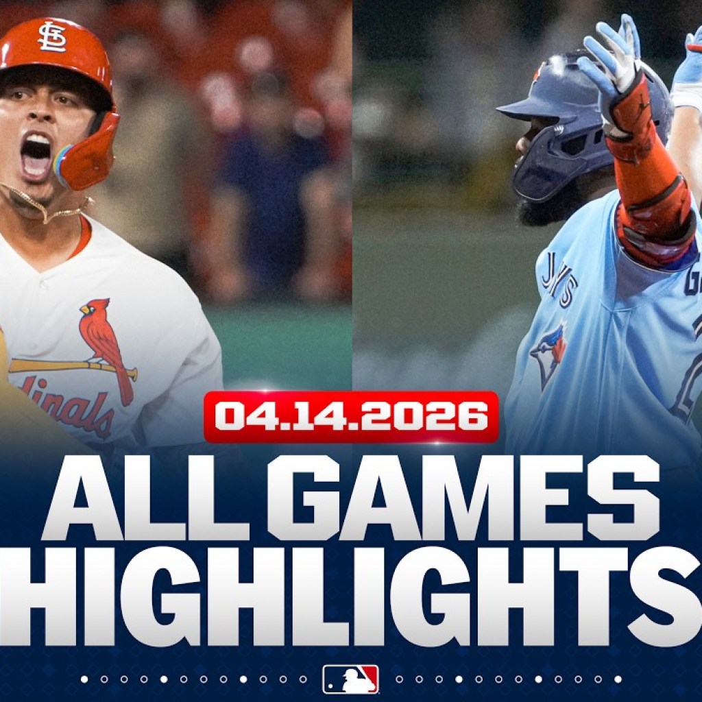Highlights from ALL GAMES on 4/14! (Angels go B2B2B, Cards’ walk-off, Toronto’s thriller win, MORE!) Highlights from ALL GAMES on 4/14! (Angels go B2B2B, Cards’ walk-off, Toronto’s thriller win, MORE!)