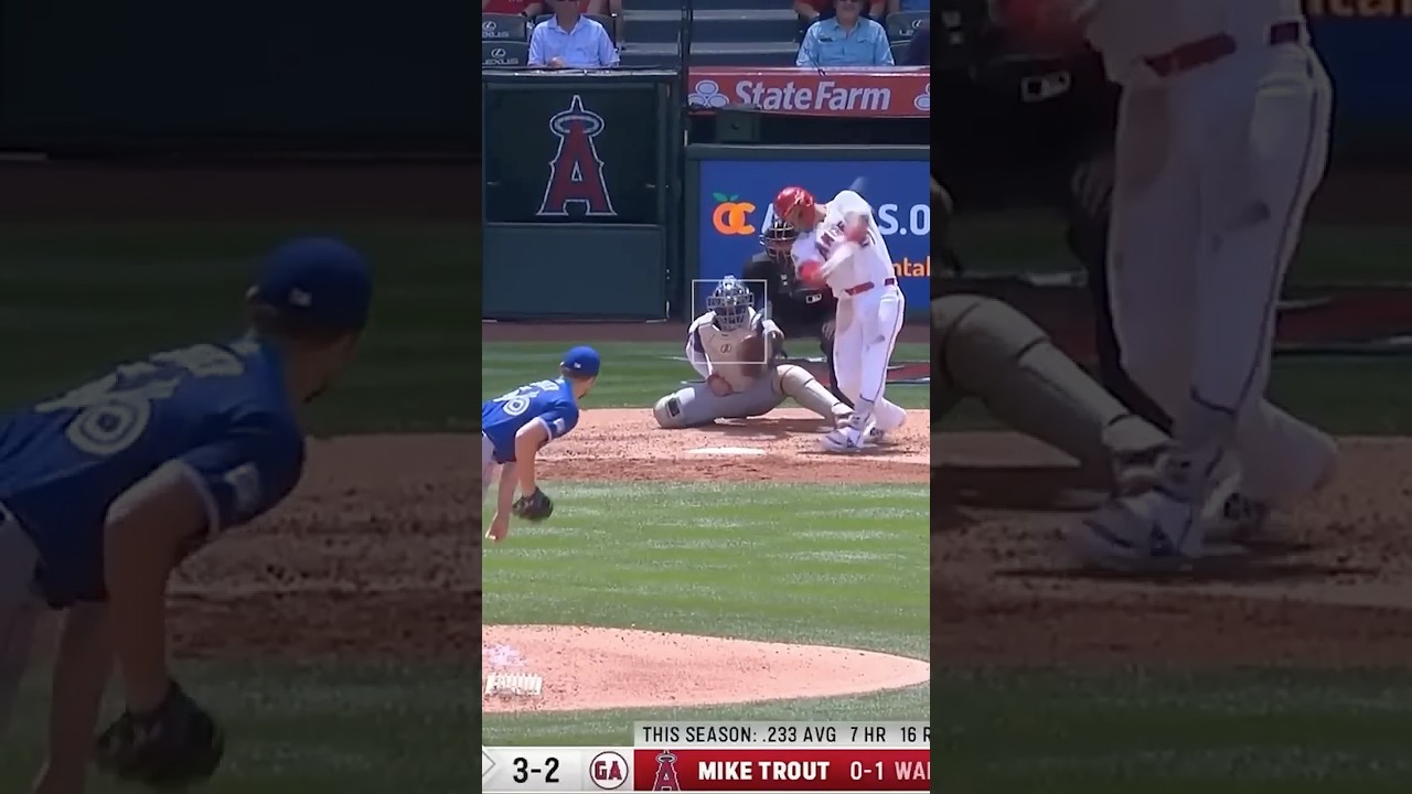 Mike Trout’s 8th HR was a 113.2 MPH laser off the bat! Mike Trout’s 8th HR was a 113.2 MPH laser off the bat!