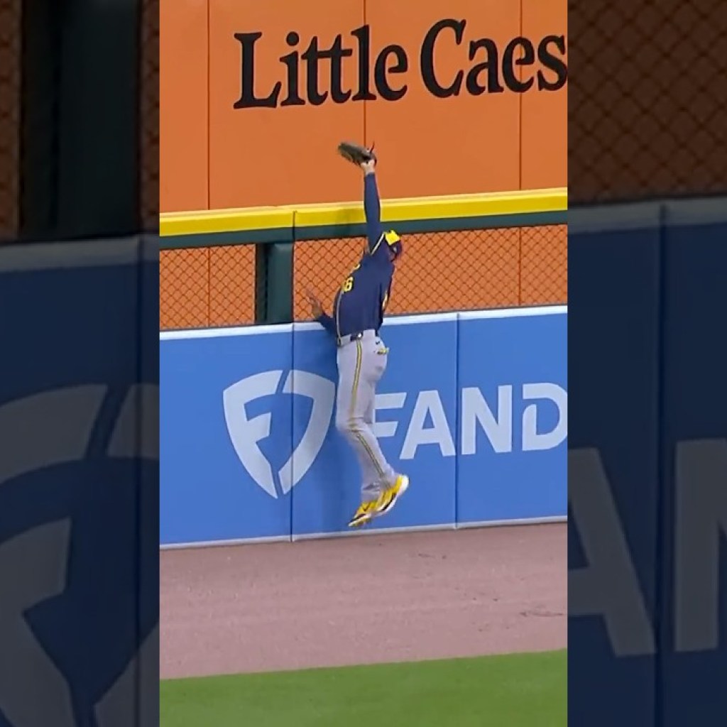 About as casual of a home run robbery you’ll ever see About as casual of a home run robbery you’ll ever see