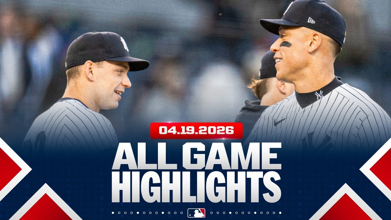 Highlights from ALL GAMES on 4/19 (Judge, Murakami, Okamoto, Yordan, and more stars go yard, MORE!) Highlights from ALL GAMES on 4/19 (Judge, Murakami, Okamoto, Yordan, and more stars go yard, MORE!)