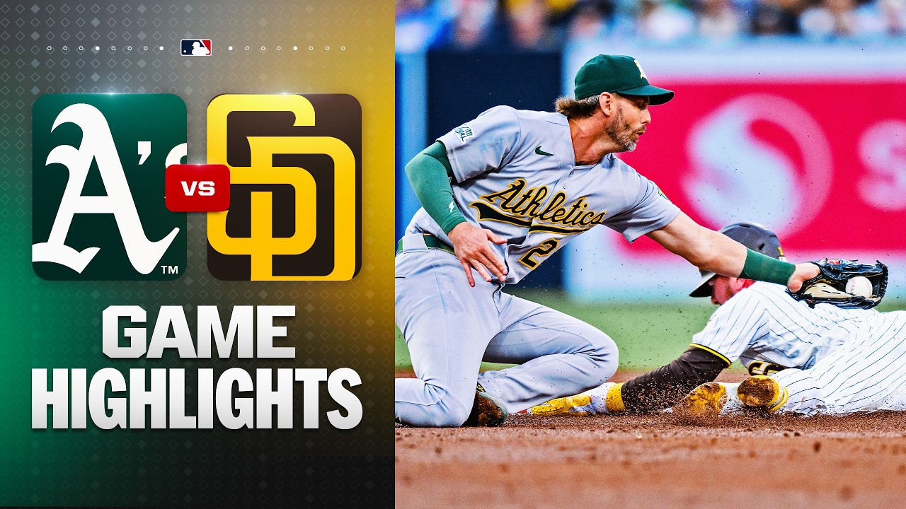 A’s vs. Padres Game Highlights (5/23/26) | MLB Highlights A’s vs. Padres Game Highlights (5/23/26) | MLB Highlights
