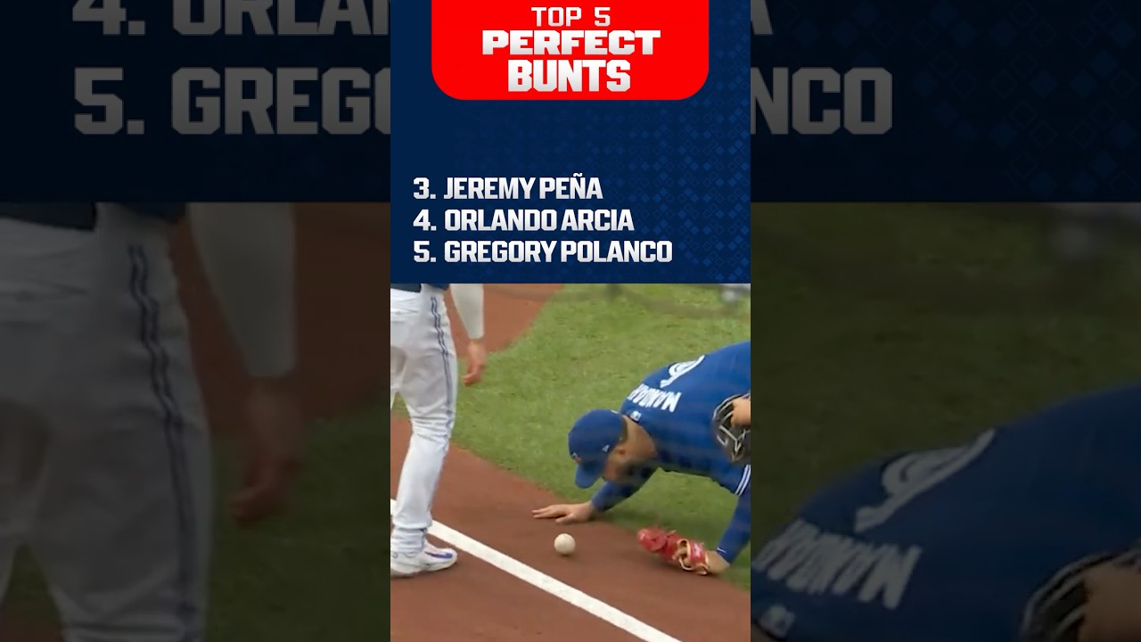 These bunts were PERFECT These bunts were PERFECT