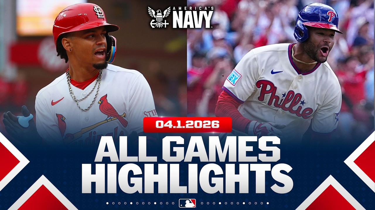 Highlights from ALL GAMES on 4/1 (Two walk-offs, sensational pitching, a home run robbery, MORE!) Highlights from ALL GAMES on 4/1 (Two walk-offs, sensational pitching, a home run robbery, MORE!)