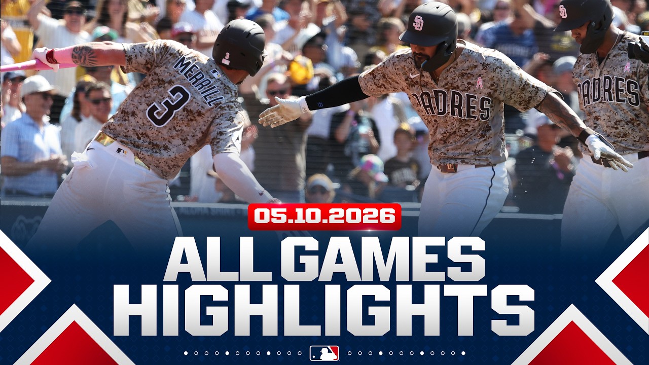Highlights from ALL GAMES on 5/10 (Padres’ EPIC comeback win, Brice Turang walk-off HR, MORE!) Highlights from ALL GAMES on 5/10 (Padres’ EPIC comeback win, Brice Turang walk-off HR, MORE!)