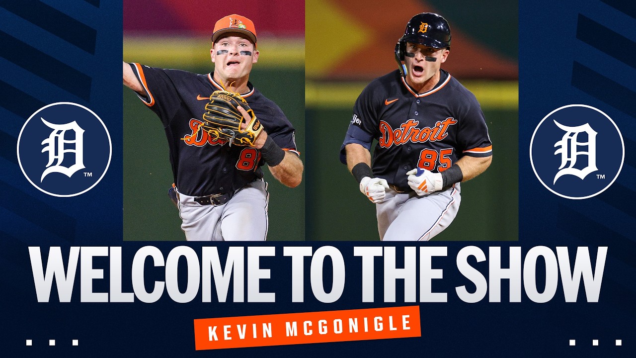 MLB’s No. 2 prospect Kevin McGonigle makes Tigers’ Opening Day roster! (Road to the Show highlights) MLB’s No. 2 prospect Kevin McGonigle makes Tigers’ Opening Day roster! (Road to the Show highlights)