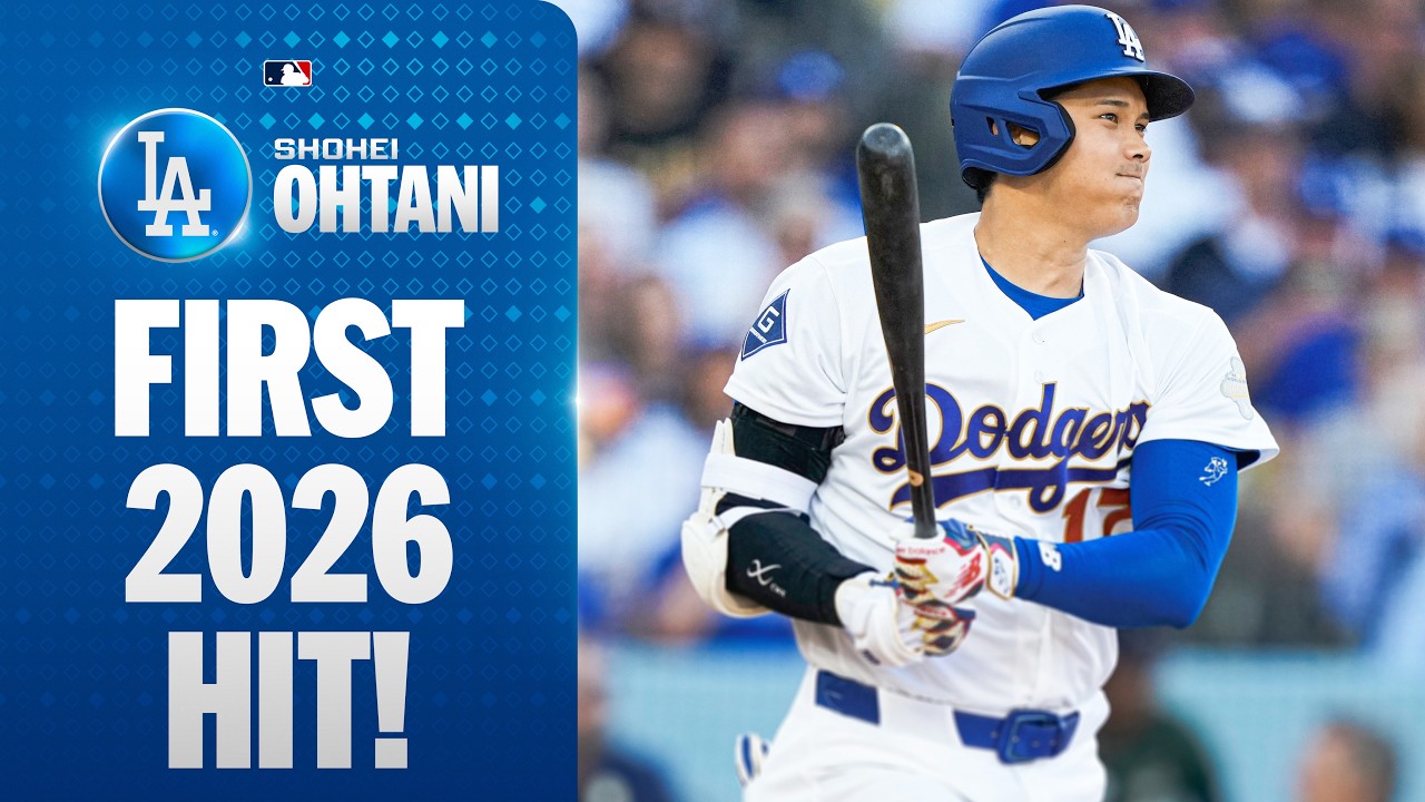 Shohei Ohtani collects his first hit of the 2026 MLB season! 大谷翔平ハイライト Shohei Ohtani collects his first hit of the 2026 MLB season! 大谷翔平ハイライト
