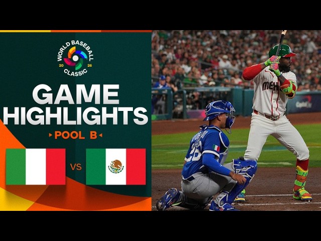 Italy vs. Mexico 2026 World Baseball Classic | Game Highlights Italy vs. Mexico 2026 World Baseball Classic | Game Highlights