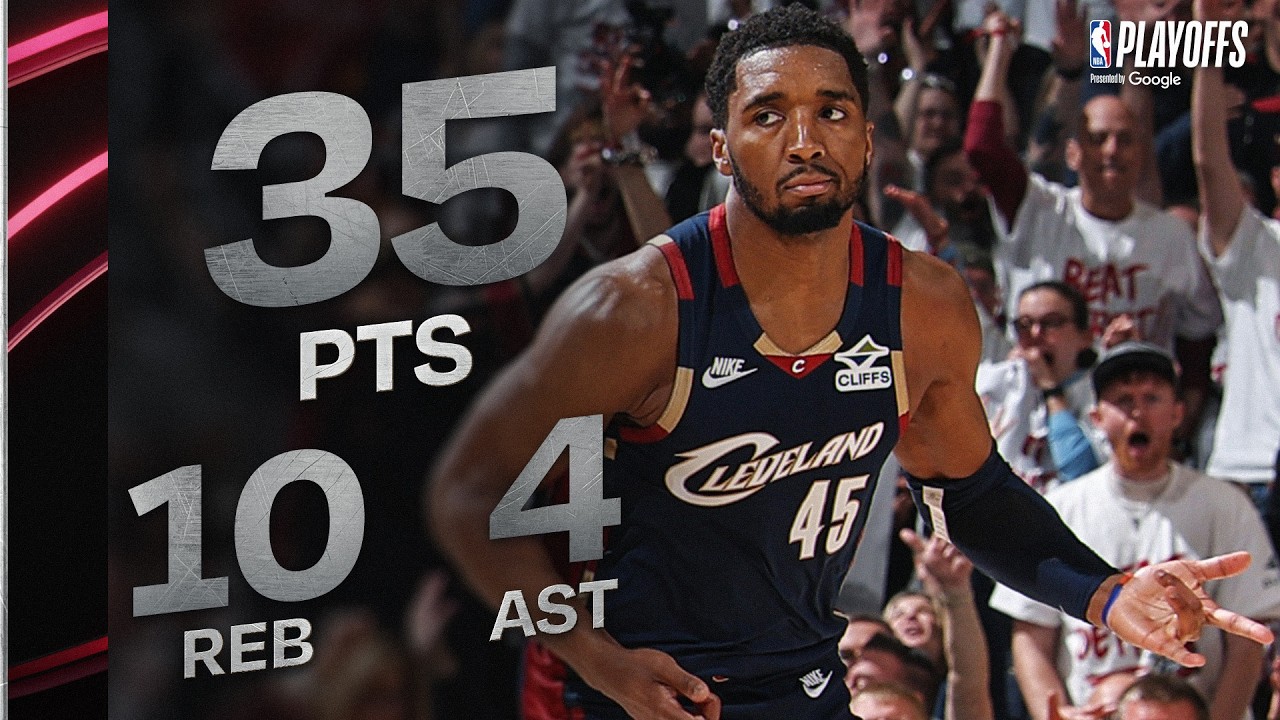 Donovan Mitchell Joins Cavs Franchise History With 35-PTS & 10-REB Playoff Game | May 9, 2026 Donovan Mitchell Joins Cavs Franchise History With 35-PTS & 10-REB Playoff Game | May 9, 2026