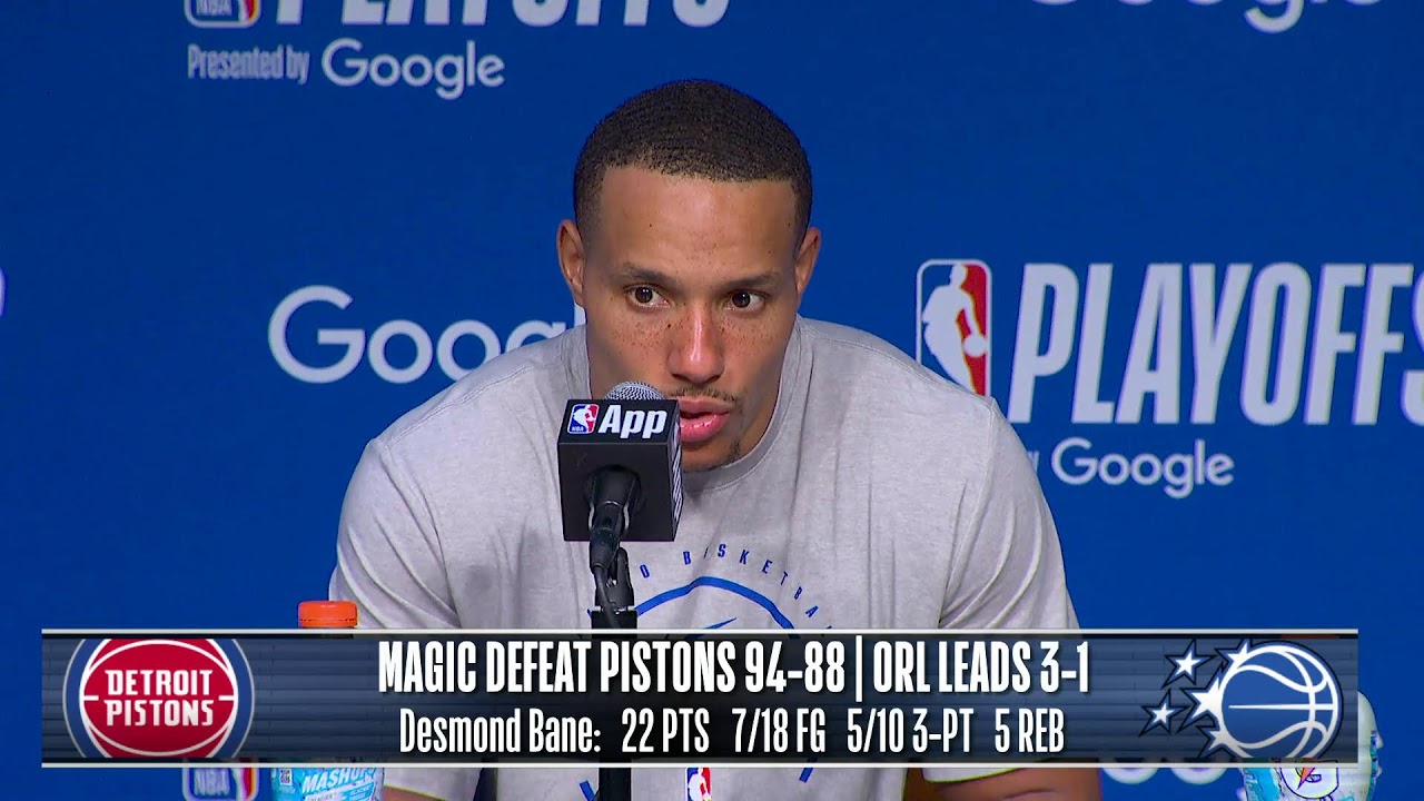 Detroit Pistons vs. Orlando Magic | Game 4 Postgame Media Availability Detroit Pistons vs. Orlando Magic | Game 4 Postgame Media Availability