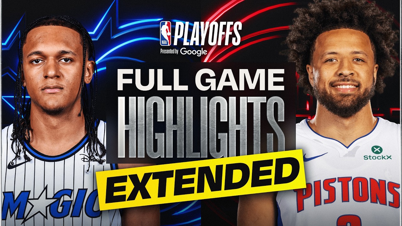 EXTENDED: #8 MAGIC at #1 PISTONS | FULL GAME 1 HIGHLIGHTS | April 22, 2026 EXTENDED: #8 MAGIC at #1 PISTONS | FULL GAME 1 HIGHLIGHTS | April 22, 2026