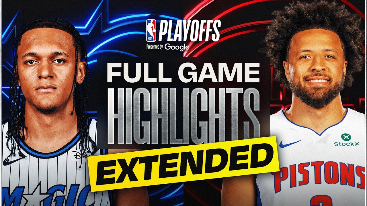 EXTENDED: #8 MAGIC at #1 PISTONS | FULL GAME 1 HIGHLIGHTS | April 19, 2026 EXTENDED: #8 MAGIC at #1 PISTONS | FULL GAME 1 HIGHLIGHTS | April 19, 2026
