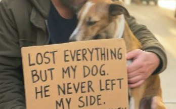 “I SLEPT UNDER A BRIDGE—BUT MY DOG KEPT ME WARM AND SANE” “I SLEPT UNDER A BRIDGE—BUT MY DOG KEPT ME WARM AND SANE”