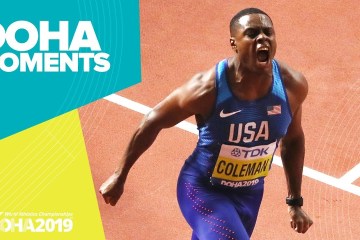 Coleman wins the 100m | World Athletics Championships 2019 | Doha Moments Coleman wins the 100m | World Athletics Championships 2019 | Doha Moments