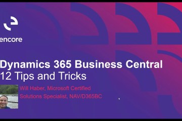 12 Tips and Tricks in Dynamics 365 Business Central 12 Tips and Tricks in Dynamics 365 Business Central