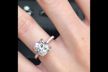 3 ct Cushion Cut Diamond Solitaire Ring 3 ct Cushion Cut Diamond Solitaire Ring