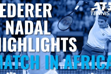 Roger Federer v Rafa Nadal Exhibition Highlights | Match In Africa 2020 Roger Federer v Rafa Nadal Exhibition Highlights | Match In Africa 2020