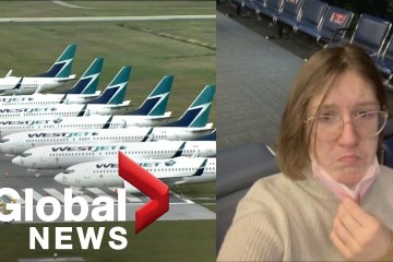 Canadian teen forced to sleep alone at airport overnight due to delays Canadian teen forced to sleep alone at airport overnight due to delays