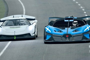 Bugatti Bolide vs Koenigsegg Regera at Highlands Bugatti Bolide vs Koenigsegg Regera at Highlands