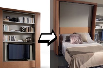 Amazing Space Saving Furniture Hidden in Wall Amazing Space Saving Furniture Hidden in Wall