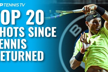 Top 20 Shots Since Tennis Returned in 2020! Top 20 Shots Since Tennis Returned in 2020!
