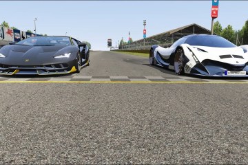 Acura Precision Concept vs Lamborghini Estoque vs Alfa Romeo Stelvio Q4 at Old Spa Acura Precision Concept vs Lamborghini Estoque vs Alfa Romeo Stelvio Q4 at Old Spa