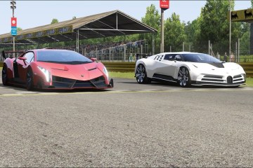 Lamborghini Veneno vs Bugatti Centodieci at Monza Full Course Lamborghini Veneno vs Bugatti Centodieci at Monza Full Course