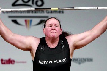 Huge Bioligical Man is Competing Against Women in Weightlifting at The Olympics Huge Bioligical Man is Competing Against Women in Weightlifting at The Olympics