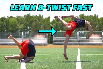Learn How to B-Twist This Summer! – Morph an Easy Front Roll into a Twist in the Air Learn How to B-Twist This Summer! – Morph an Easy Front Roll into a Twist in the Air