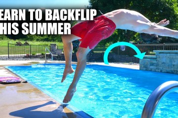 Learn How to Backflip On The Ground – Using a Pool Learn How to Backflip On The Ground – Using a Pool
