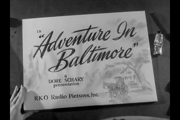 Classic Old Movie : Adventure In Baltimore 1949 Classic Old Movie : Adventure In Baltimore 1949