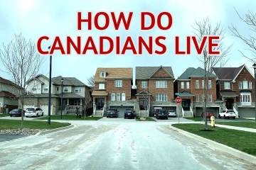 How do Canadians live | Driving through a neighbourhoods in Ontario How do Canadians live | Driving through a neighbourhoods in Ontario