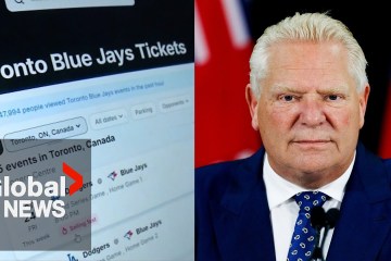 Amid Blue Jays ticket “gouging,” Doug Ford wants Ontario to revisit ending ticket scalping Amid Blue Jays ticket “gouging,” Doug Ford wants Ontario to revisit ending ticket scalping