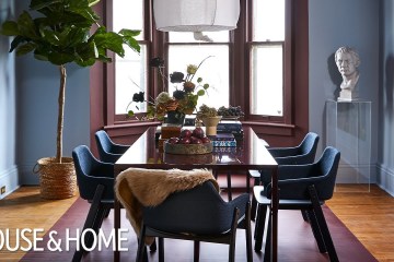 Bold Paint Stripe DIY : Victorian Dining Room Makeover Bold Paint Stripe DIY : Victorian Dining Room Makeover