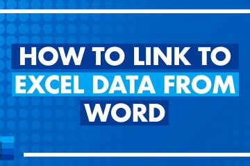 How to Link to Excel Data from Microsoft Word How to Link to Excel Data from Microsoft Word