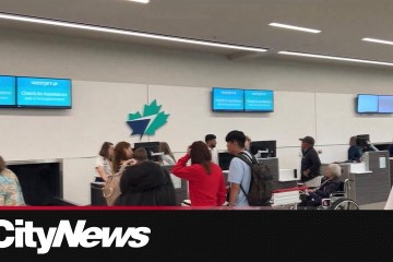 Passengers face waiting game in Calgary after hail damages WestJet planes Passengers face waiting game in Calgary after hail damages WestJet planes