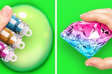 Slime, Glitter, Hot Glue and Resin || Cool Crafts Slime, Glitter, Hot Glue and Resin || Cool Crafts