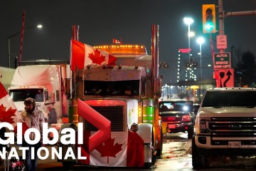 Ambassador Bridge blockade protesters defiant as injunction granted Ambassador Bridge blockade protesters defiant as injunction granted