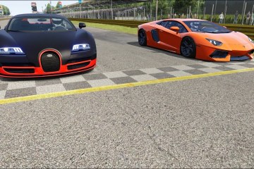Bugatti Veyron Super Sport 16.4 vs Lamborghini Aventador LP700-4 vs Ferrari SF90 Stradale at Old Spa Bugatti Veyron Super Sport 16.4 vs Lamborghini Aventador LP700-4 vs Ferrari SF90 Stradale at Old Spa