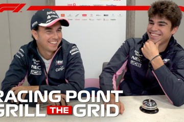 Racing Point's Sergio Perez and Lance Stroll! | Grill The Grid 2019 Racing Point's Sergio Perez and Lance Stroll! | Grill The Grid 2019
