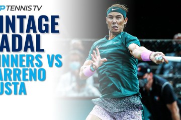 Vintage Rafa Nadal Winners vs Carreno Busta | Paris 2020 Quarter-Finals Vintage Rafa Nadal Winners vs Carreno Busta | Paris 2020 Quarter-Finals