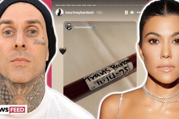 Kourtney Kardashian shares Travis’ BLOOD vial in Bizarre Post! Kourtney Kardashian shares Travis’ BLOOD vial in Bizarre Post!